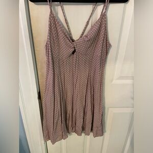 Purple Polkadot Sun Dress
